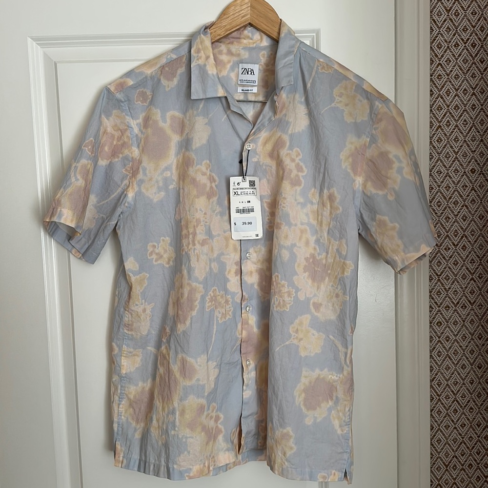 NWT relaxed fit Zara shirt